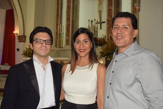 David Ricardo Salazar, Nathaly Peña y Raúl Rivera.